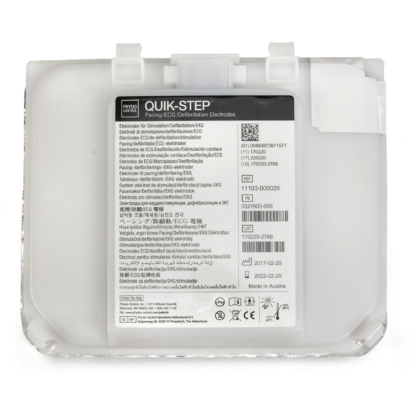 Physio-Control LIFEPAK CR2 Adult/Child Pacing/ECG/Defibrillation/ QUIK-STEP 4-Year Electrode Pad - Image 3